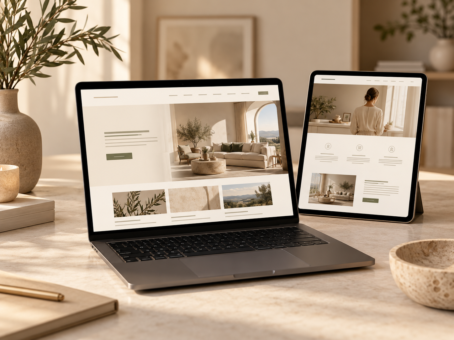 Restaurant and hospitality website design